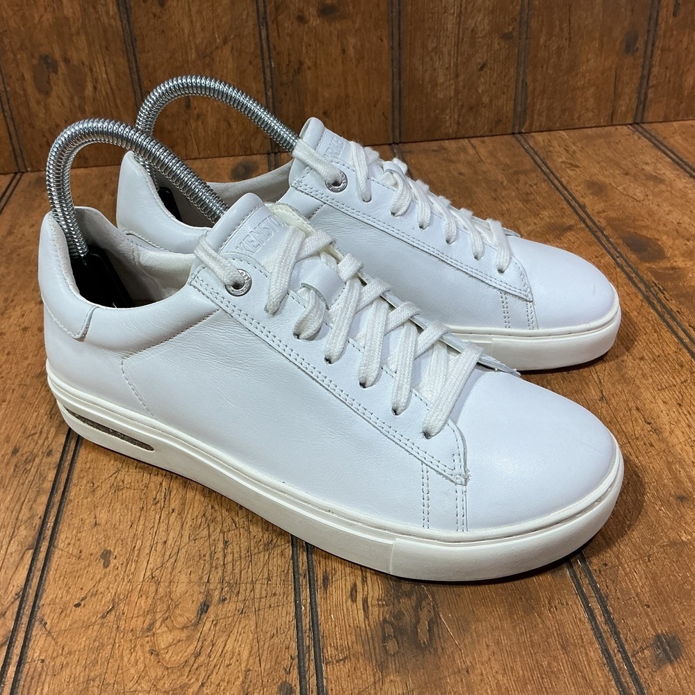 BIRKENSTOCK Women's Bend Low Top Germany Leather Sneakers White EU 37 US 6 N
